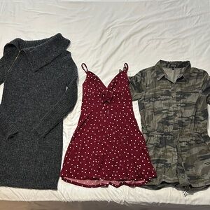Express, Trixxi, Hot & Delicious Stylish Dress and Romper Set